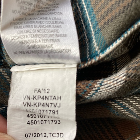 Vans Long Sleeve Plaid Button Shirt - Picture 6 of 8